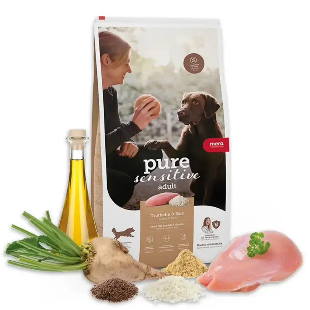 Mera Pure Sensitive Dog 14 кг беззерновий корм для собак (індичка)1